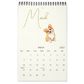 Schattigee Hond Illustraties Hondenliefhebbers Kalender (Mar 2027)