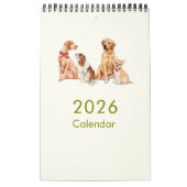 Schattigee Hond Illustraties Hondenliefhebbers Kalender (Hoes)