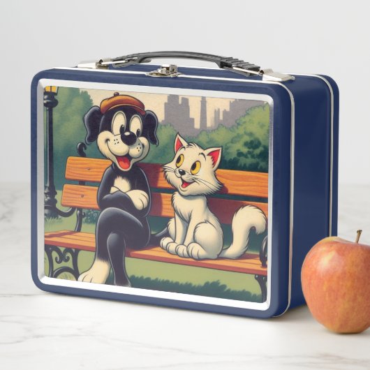 Schattigee,  hond/kat cartoon (In situ)