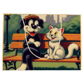 Schattigee, hond/kat cartoon groot cadeauzakje (Achterkant)