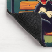 Schattigee,  hond/kat cartoon muismat (Hoek)