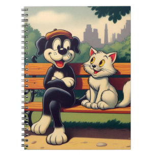 Schattigee, hond/kat cartoon notitieboek