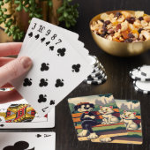 Schattigee, hond/kat cartoon pokerkaarten (Insitu)