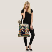 Schattigee,  hond/kat cartoon tote bag (Op model)