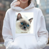 Schattigee Hond Kat & Huisdier Foto gepersonalisee Hoodie