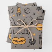 SCHATTIGEE HOND&KAT INPAKPAPIER VEL (In situ)