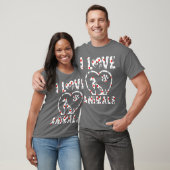 Schattigee Hond Kat Moeder Dierenvriend Grappig T-shirt (Unisex)