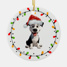 Schattigee hond Kerst Ornament