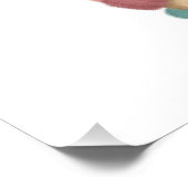 Schattigee hond & koffie illustratie perfect poster (Hoek)