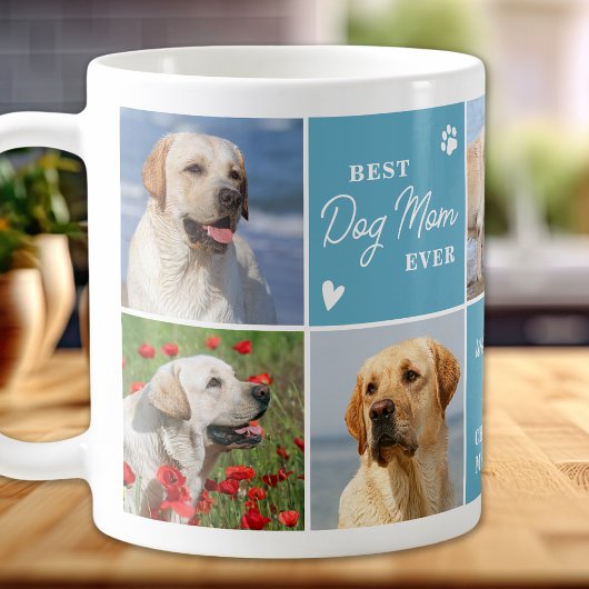 Schattigee HOND MAM Gepersonaliseerde Modern 7 Fot Koffiemok