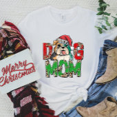 Schattigee Hond Mama Kerst Vrouwen T-shirt