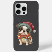 Schattigee hond met kerstthema op telefoonhoesje Case-Mate iPhone case (Achterkant)