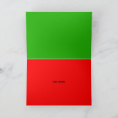 Schattigee hond met kerstverlichting kaart (Binnen)