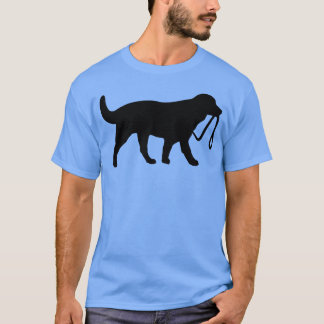 Schattigee hond met riem vrienden cadeau t-shirt