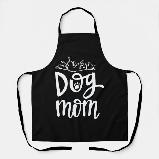 Schattigee hond moeder beste hond schort (Voorkant)