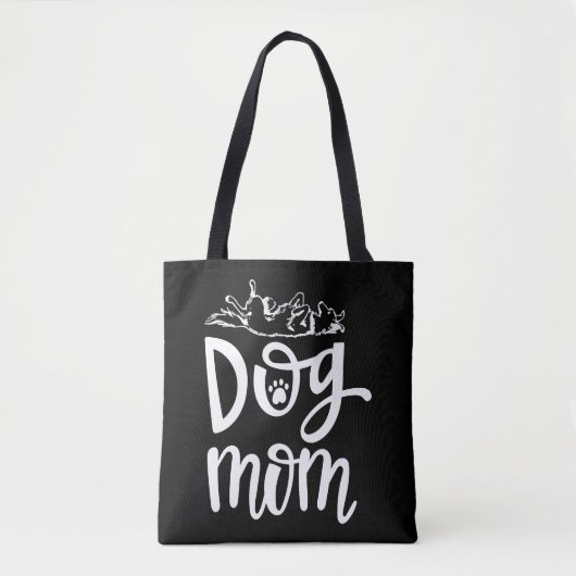 Schattigee hond moeder beste hond tote bag (Voorkant)