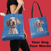 Schattigee Hond Moeder Oma Puppy Liefhebber Foto G Tote Bag