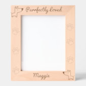 Schattigee hond perfect geliefd gegraveerde lijstjes (Voorkant)