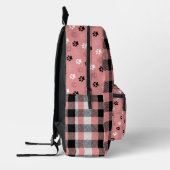 Schattigee Hond Print Cut Naaizak Bedrukte Rugzak (Links)