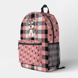 Schattigee Hond Print Cut Naaizak Bedrukte Rugzak