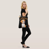 Schattigee Hond Puppy Happy Hallowen Tote Bag (Op model)