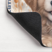 Schattigee Hond Puppy Winter Sneeuw Aangepaste Naa Muismat (Hoek)