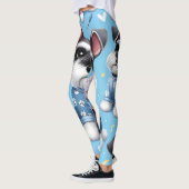 Schattigee hond van Schnauzer Animal Pattern Leggings (Links)