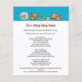 Schattigee Hond Walking Dierenverzorging Huisdier  Flyer