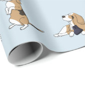 Schattigee honden aanpassen cadeaupapier (Rol Hoek)