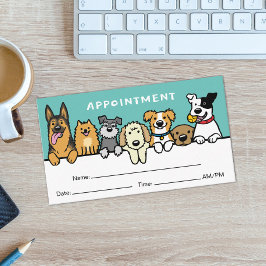 Schattigee Honden Afspraak Herinnering Pet Care Se Visitekaartje