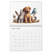 Schattigee honden en katten beste vrienden kalender (Mar 2026)
