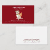 Schattigee honden en katten | dierenasiel | traine visitekaartje (Voorkant / Achterkant)