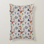 Schattigee honden- en kattenpatroon ontwerp accent kussen (Voorkant(Verticaal))