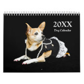 Schattigee Honden Foto Art Design 2024Maandelijks Kalender (Hoes)