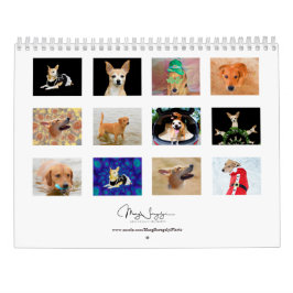 Schattigee Honden Foto Art Design 2024Maandelijks Kalender