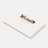 Schattigee honden Grooming Service Business Post-i Post-it® Notes (Schuin)