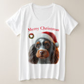 Schattigee honden Kerst T-shirts (Design voorkant)