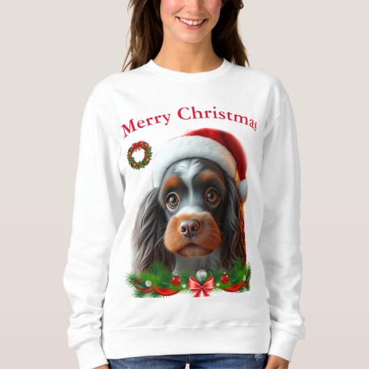Schattigee honden Kerst T-shirts (Voorkant)