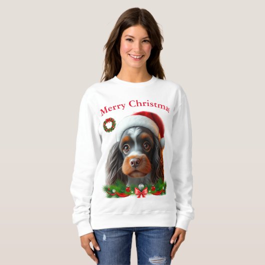 Schattigee honden Kerst T-shirts (Voorkant volledig)