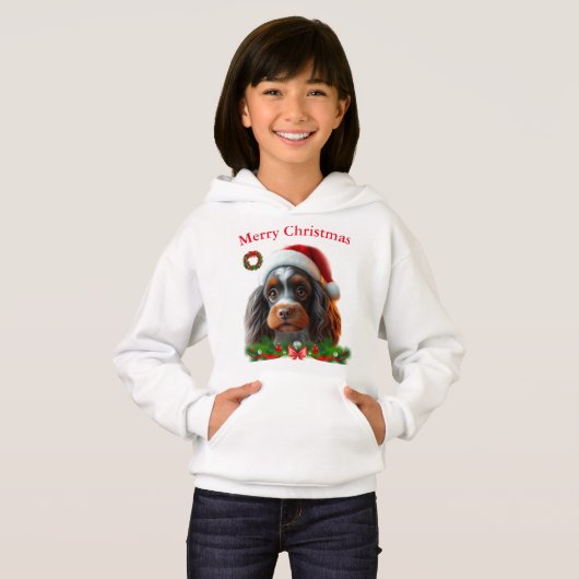 Schattigee honden Kerst T-shirts (Voorkant volledig)