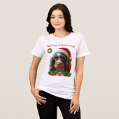 Schattigee honden Kerst T-shirts (Voorkant volledig)