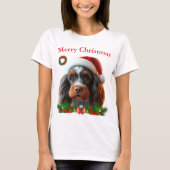 Schattigee honden Kerst T-shirts (Voorkant)