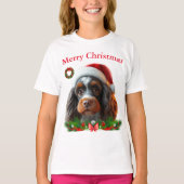 Schattigee honden Kerst T-shirts (Voorkant)