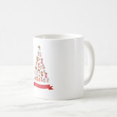 Schattigee honden kerstboom Mok (Voorkant rechts)