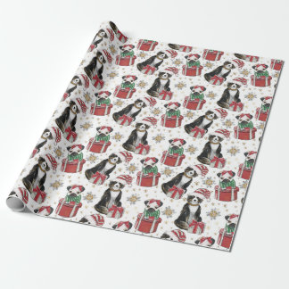 Schattigee honden kerstpapier cadeaupapier