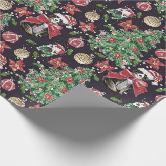 Schattigee honden kerstpapier cadeaupapier