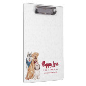 Schattigee Honden met Bandanas & Bowties Klembord (Rechts)