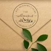 Schattigee hondenfamilie Elegant Aangepast Retoura Rubberstempel