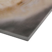 Schattigee hondenfoto snijplank (Hoek)