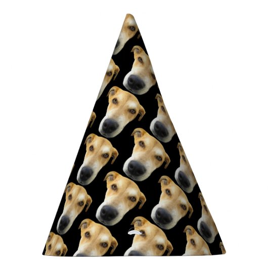 Schattigee hondenfoto Verjaardag Custom Feesthoedjes (Rechts)